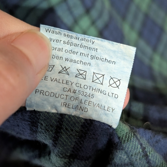 Vintage Lee Valley Made In Ireland Chore Coat, Size:XXL, Color:Blue - Picture 4 of 8